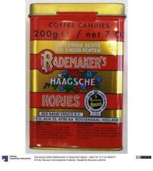 Die einzig echten Rademaker´s Haagsche Hopjes.