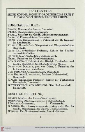 Protektor und Ausschüsse