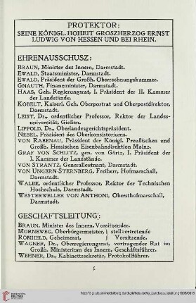 Protektor und Ausschüsse