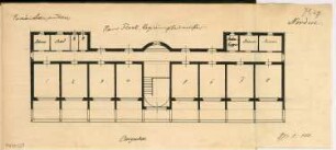 Pension am Meer Monatskonkurrenz Februar 1906: Grundriss Obergeschoss 1:100