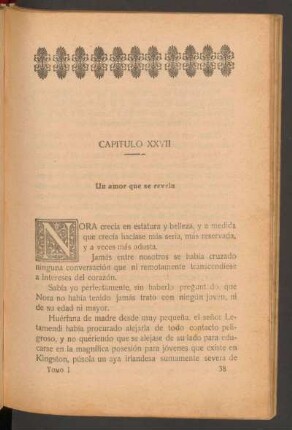 Capítulo XVII - Un amor que se revela