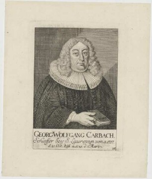 Bildnis des Georg Wolfgang Carbach