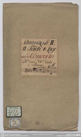 Concertos - Mus.2474-O-20 : vl, strings, bc - A; GraunWV Cv:XIII:147