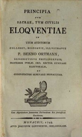 Principia ... Eloquentiae