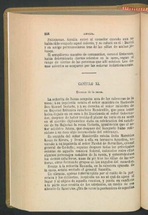 Capítulo XI. - Escenas de la mesa.