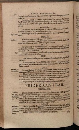 Fridericus I. Barbarossa Imp.