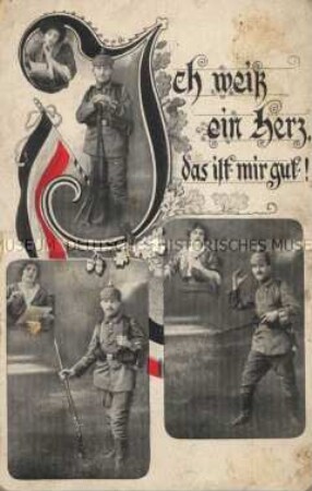 Soldat mit Mädchen