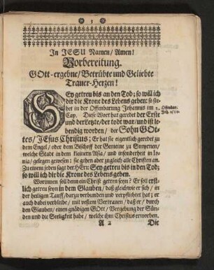 Christliche Leich-Sermon