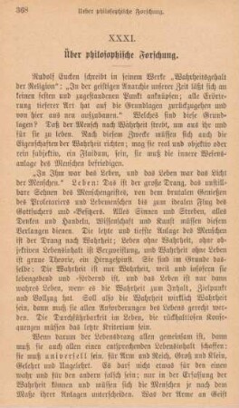 368-372 Über philosophische Forschung