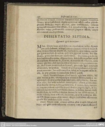 Dissertatio Septima. Quomodo ignis accendatur.