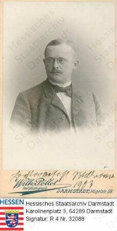 Wilbrand, Hermann (1877-1912) / Porträt, Brustbild
