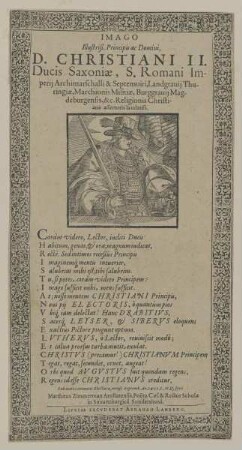 Bildnis des Kurfürsten Christian I. von Sachsen