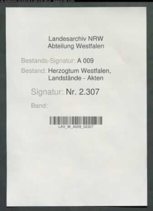 Belege (Nr. 141-269) zu der Kriegskostenrechnung 1800/1801