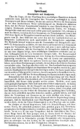 84, Steuergesetz und Strafgesetz