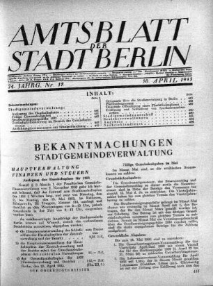 1933,18: Nr. 18, 30. April 1933