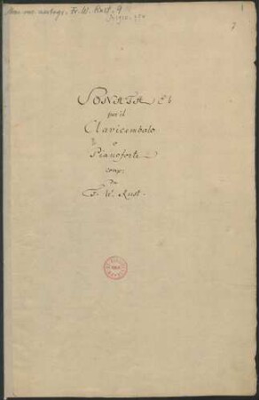 Sonaten; cemb; e-Moll; CzaR 16