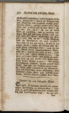 Hundert ein und sechzigster Brief - Hundert und siebenzigster Brief
