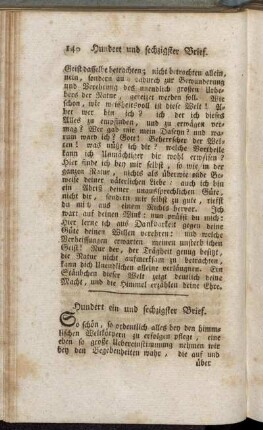 Hundert ein und sechzigster Brief - Hundert und siebenzigster Brief
