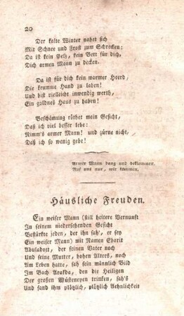 Häusliche Freuden.