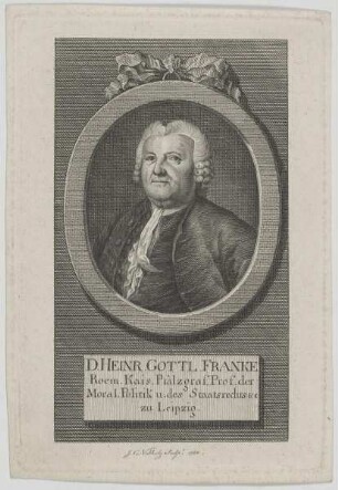 Bildnis des Heinr. Gottl. Franke