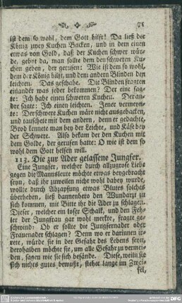 113. Die zur Ader gelassene Jungfer