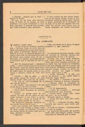 Capítulo II : La evidencia