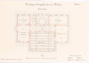 Amtsgericht, Uslar: Grundriss 1.OG 1:100