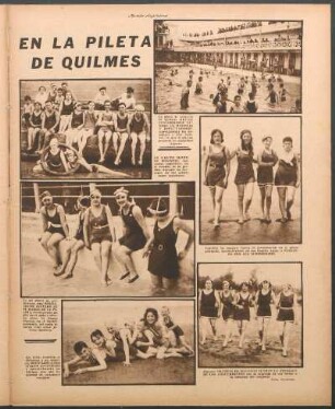 En la pileta de Quilmes [Fotografías]