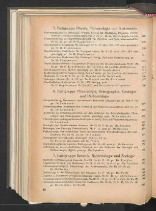 7. Fachgruppe Botanik, Bakteriologie und Zoologie
