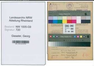 Entnazifizierung Georg Gieseler , geb. 07.08.1872 (Bauunternehmer)