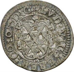 Halbbatzen des Grafen Ludwig Eberhard von Öttingen-Öttingen, 1625