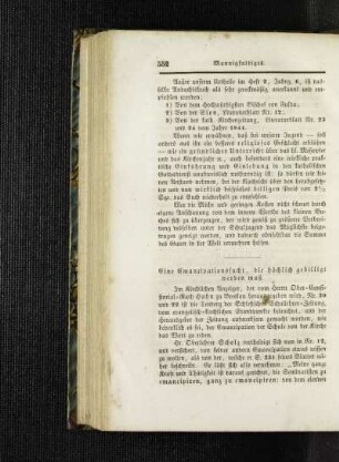 ¬Eine¬ Emancipationssucht, die höchlich gebilligt werden muß