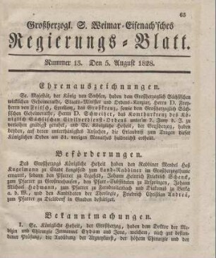 Nr. 13 : 5. August 1828