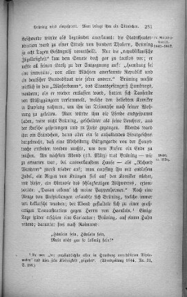 Brüning wird eingesperrt. Man bringt ihm ein Ständchen.