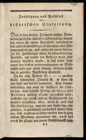 III-XLIV, Fortsetzung und Beschluß der historischen Einleitung.