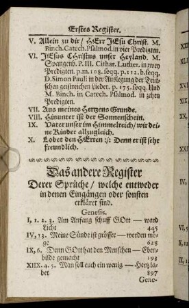 Das andere Register