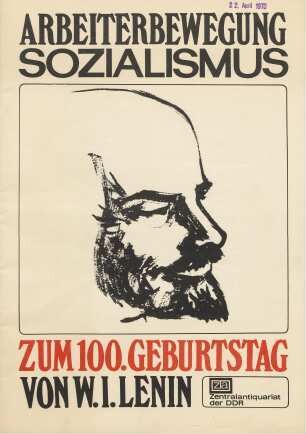 Nr. 1106: Arbeiterbewegung - Sozialismus