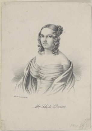 Bildnis der Wilhelmine Schröder-Devrient