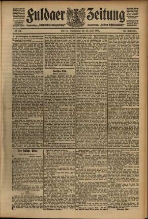 Ausgabe vom Donnerstag, den 16. Juli 1908.