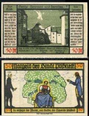 Pößneck, Notgeldserie, 50 Pfennig