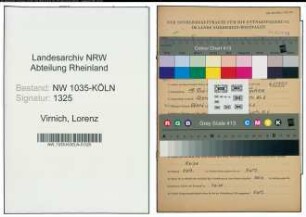 Entnazifizierung Lorenz Virnich , geb. 19.07.1900 (Heizer)