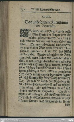 XLVIII. Das unbesonnene Führnehmen der Verliebten