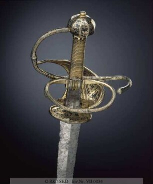 Rapier / Garnitur bestehend aus Rapier und Dolch mit Dolchscheide