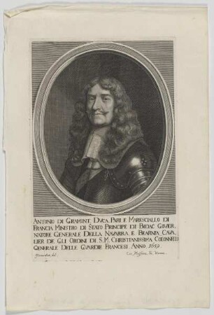 Bildnis des Antonio di Gramont