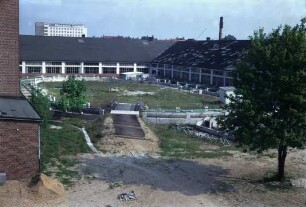 Hydraulisches Modell im Freien