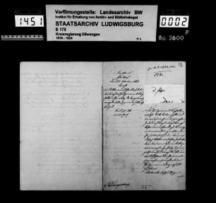 Verkauf von Liegenschaften durch die Teilgemeinde Wegstetten, Gde. Untergröningen