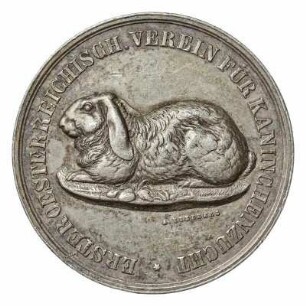 Preismedaille "Verein für Kaninchenzucht"