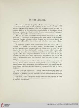 To the reader