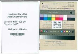 Entnazifizierung Wilhelm Hellmann , geb. 01.10.1903 (Betonbauer)