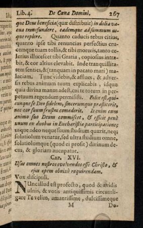 267-276, Caput XVI - XVII